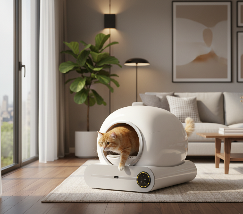 litiere-automatique-connectee-propre