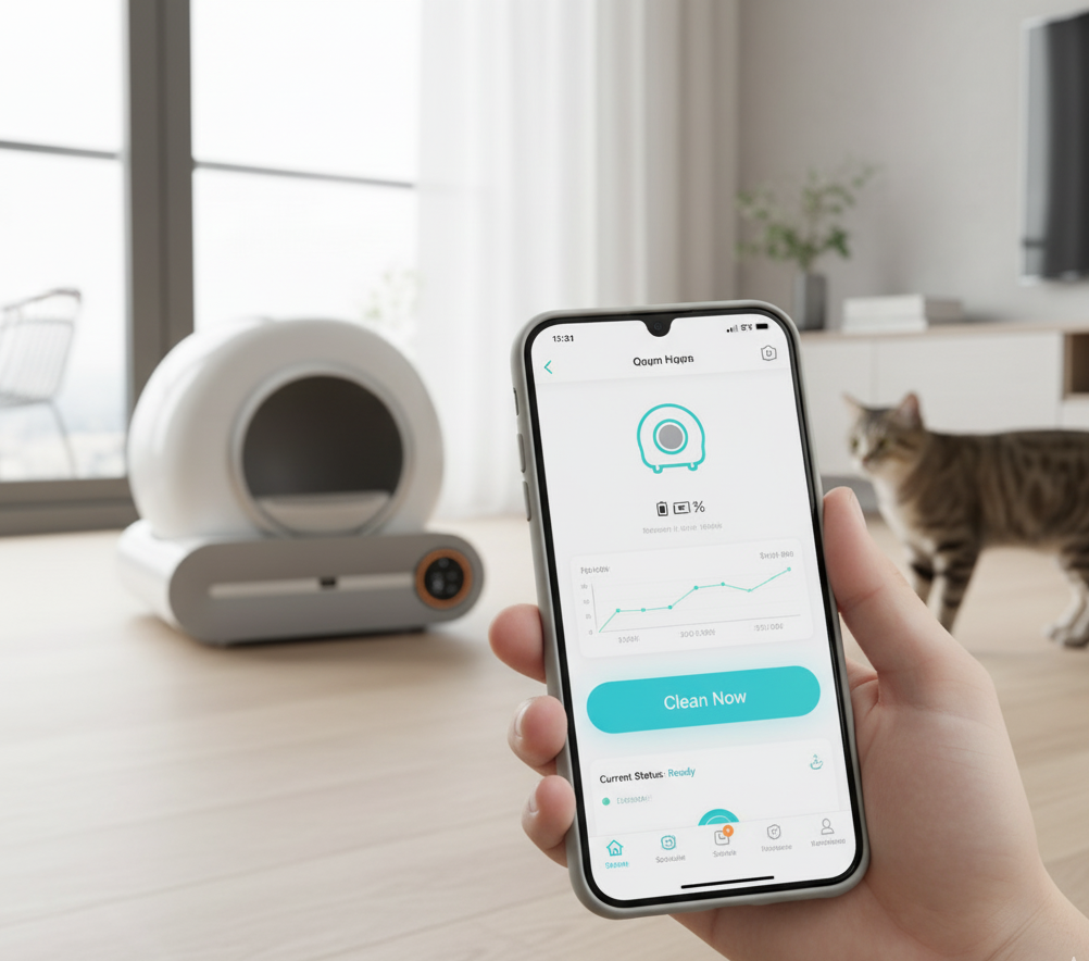 litiere-automatique-connectee-wifi