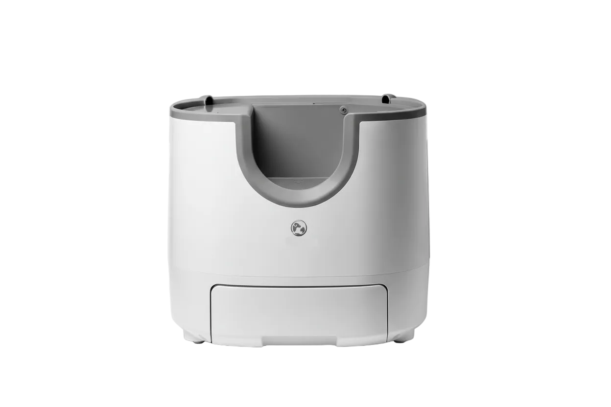 litière-automatique-blanche